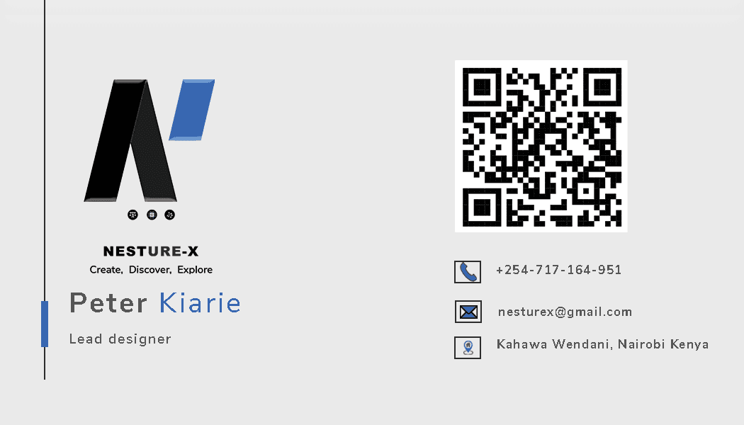 Nesture-X — Business Cards